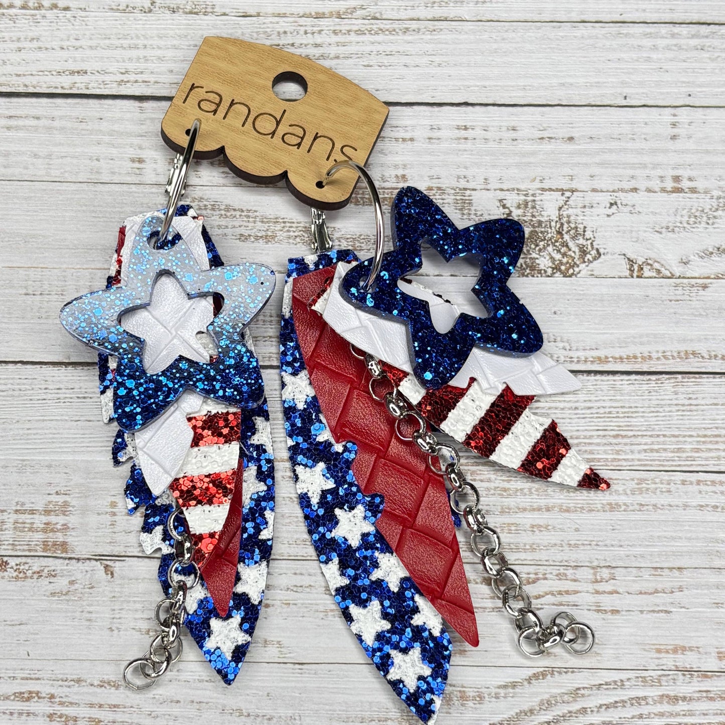 Fringe Hoop Earrings- Gameday- Cameron FINAL SALE