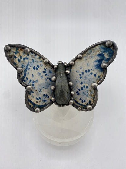 Butterfly Cuff - Blue 3 FINAL SALE