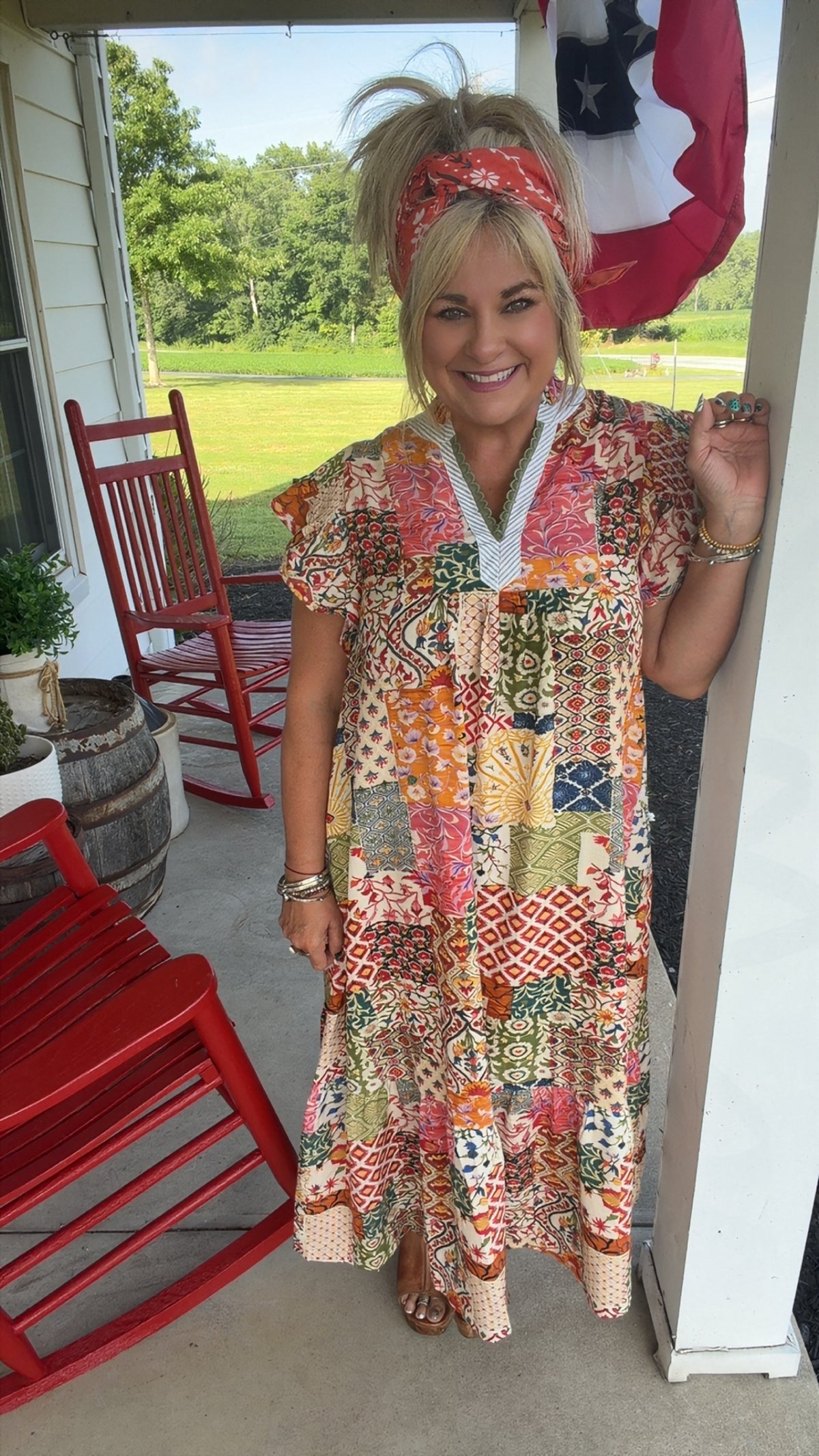 Patchwork Poetry Dress