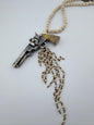 Pearls and Pistols Necklace FINAL SALE