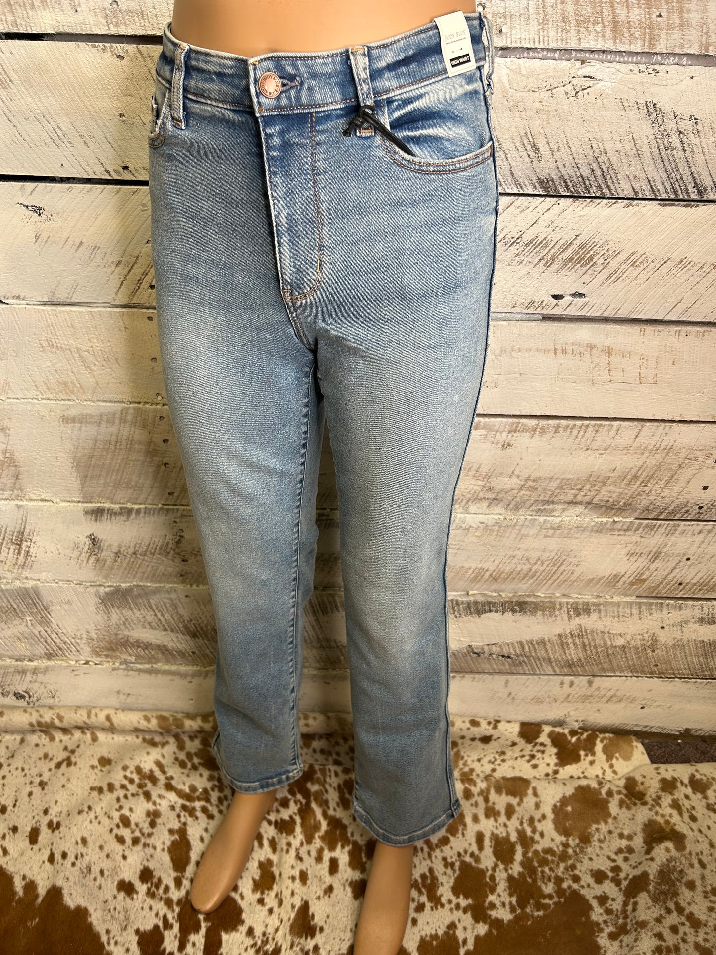 High Waist Vintage Straight Jean