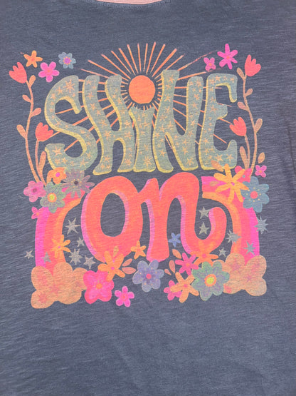 Shine On Kantha Poncho tee