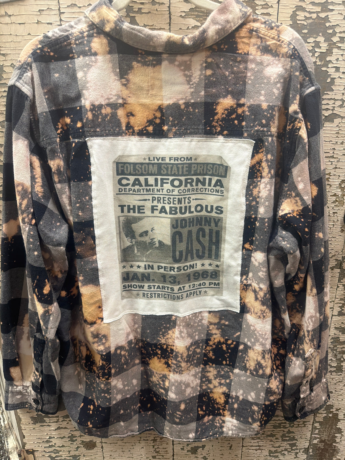 Distressed FLannel - Cash