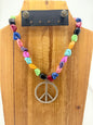 Peace Love Color Necklace FINAL SALE