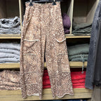 Boho Pants - Cargo Wide Leg - Fawn