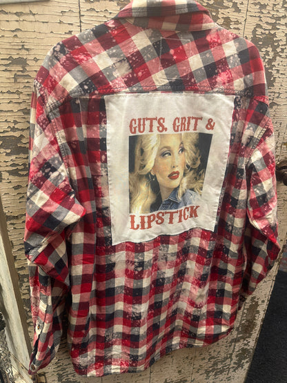Distressed Flannel - Dolly