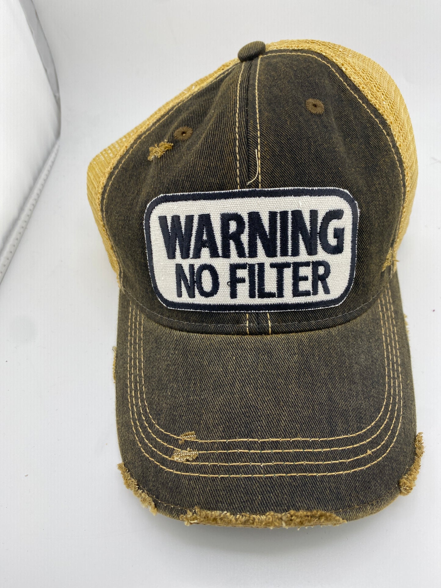 Ball Cap- Warning No Filter
