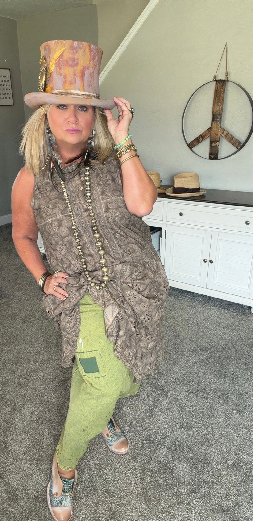 Sleeveless Eyelet Lace Slip Dress