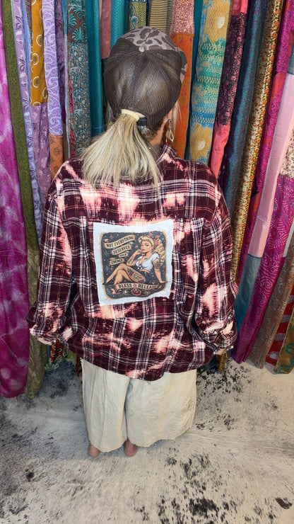 BtheBestU Flannel - Bless and Release Girl