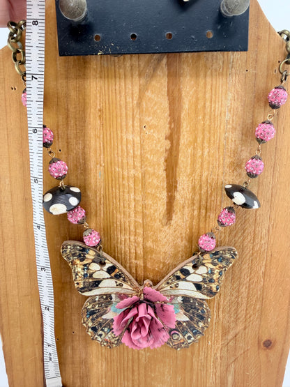 Rose Petal Flutter Necklace FINAL SALE