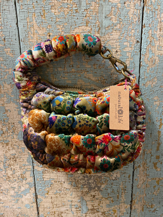 Puffy Velvet Mini Clip-On Pouch
