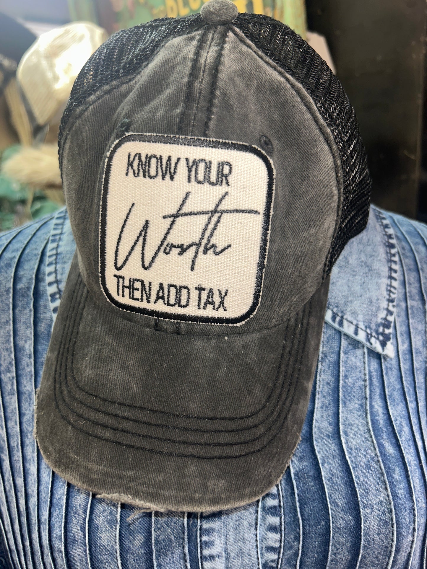 Know Your Worth- Ball Cap