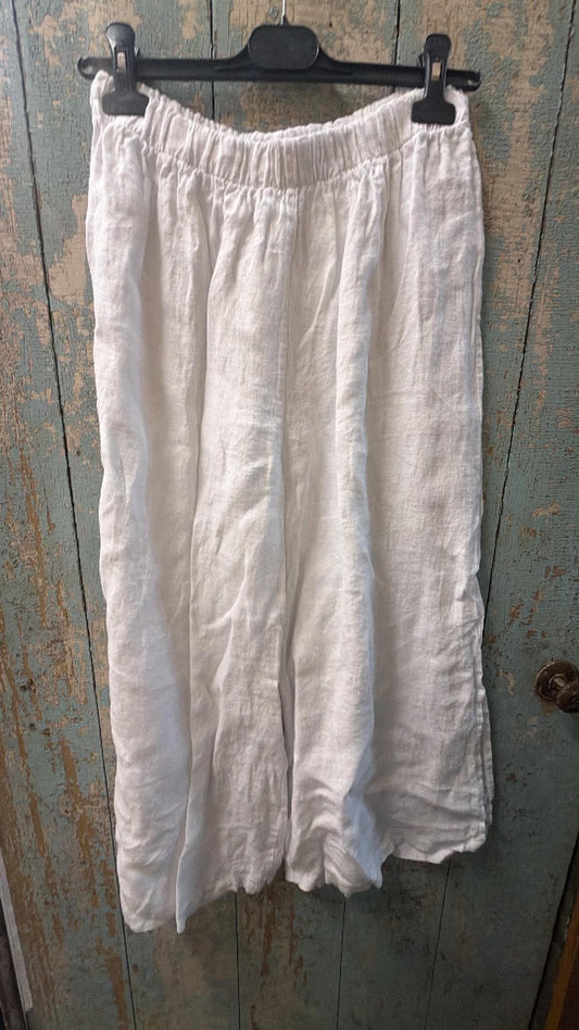 White Linen Pants