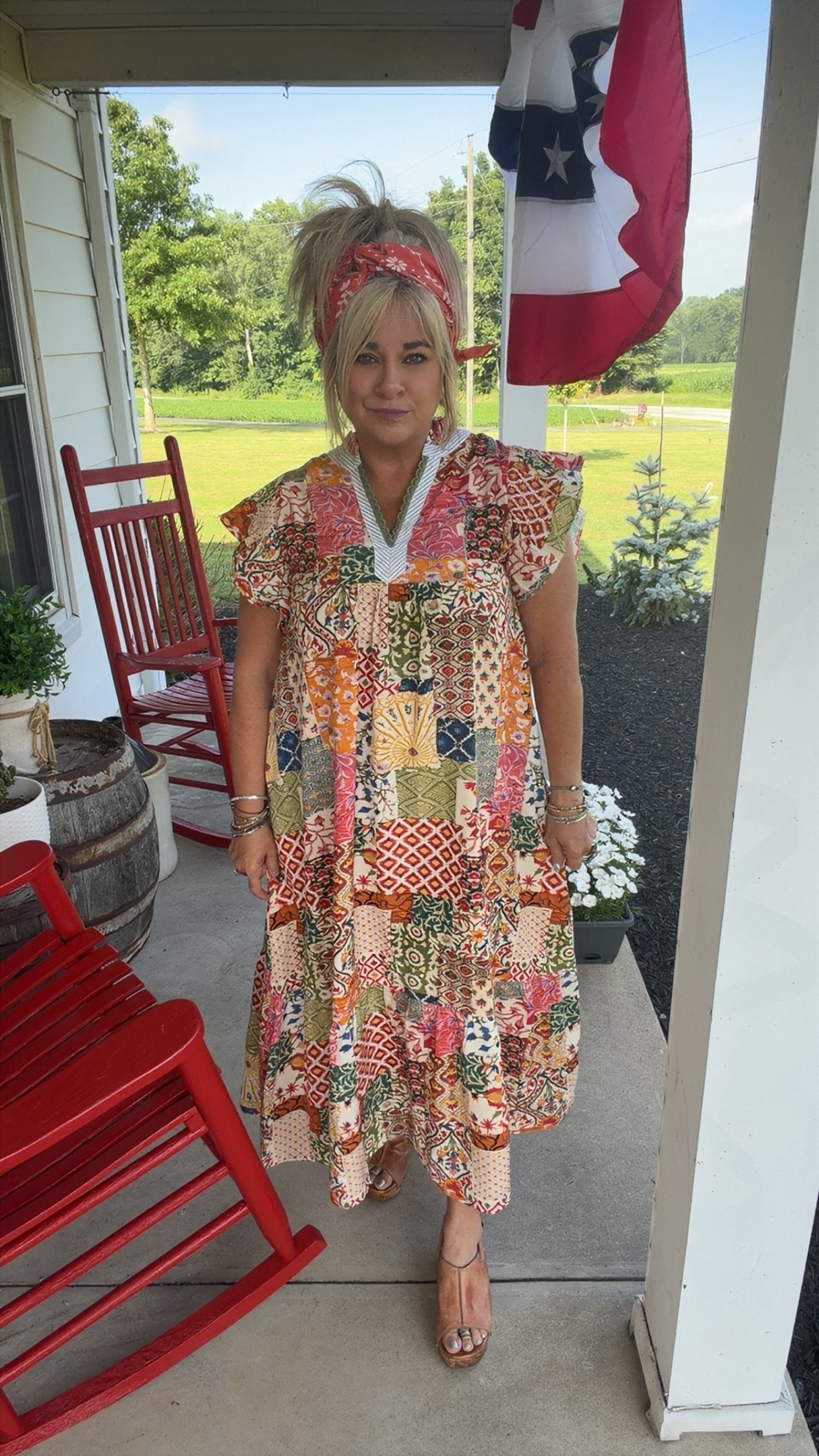Patchwork Poetry Dress
