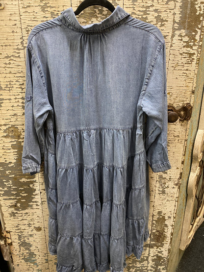 Chambray Flowy Dress