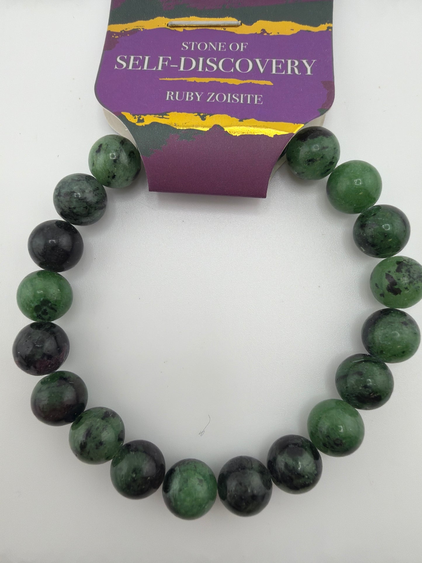 Gemstone Energy Bead Stretch Bracelets 8mm