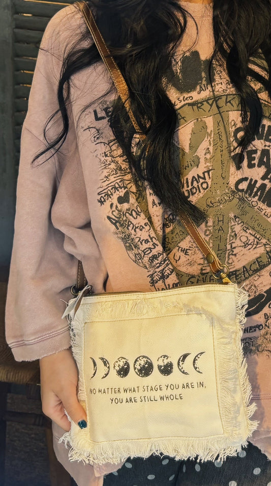 Moon Phases Crossbody Bag