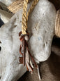 Rustic Key Leather Necklace FINAL SALE