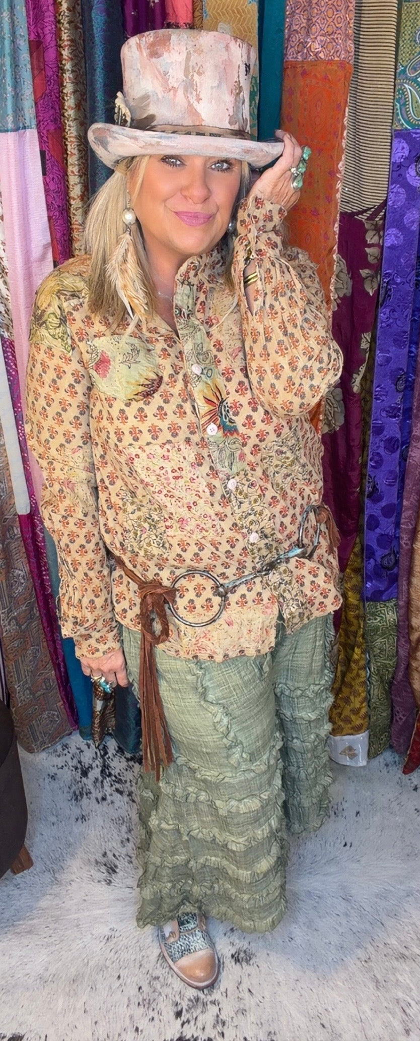 Star Dreamer Top - Wandering Dots