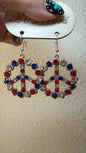 Americana Peace Earrings FINAL SALE