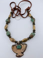 Eagle with Turquoise Necklace