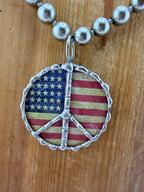 Peace Americana Necklace FINAL SALE