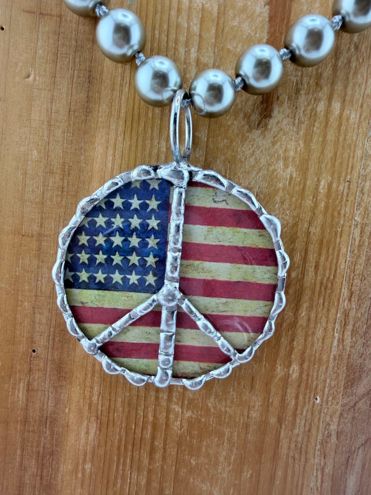 Peace Americana Necklace FINAL SALE