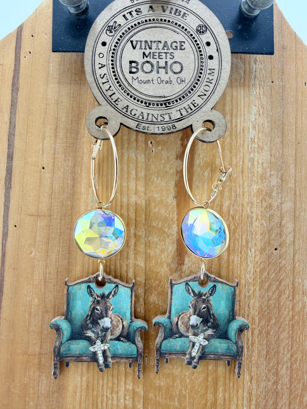 Sitting Pretty Mule Earrings FINAL SALE