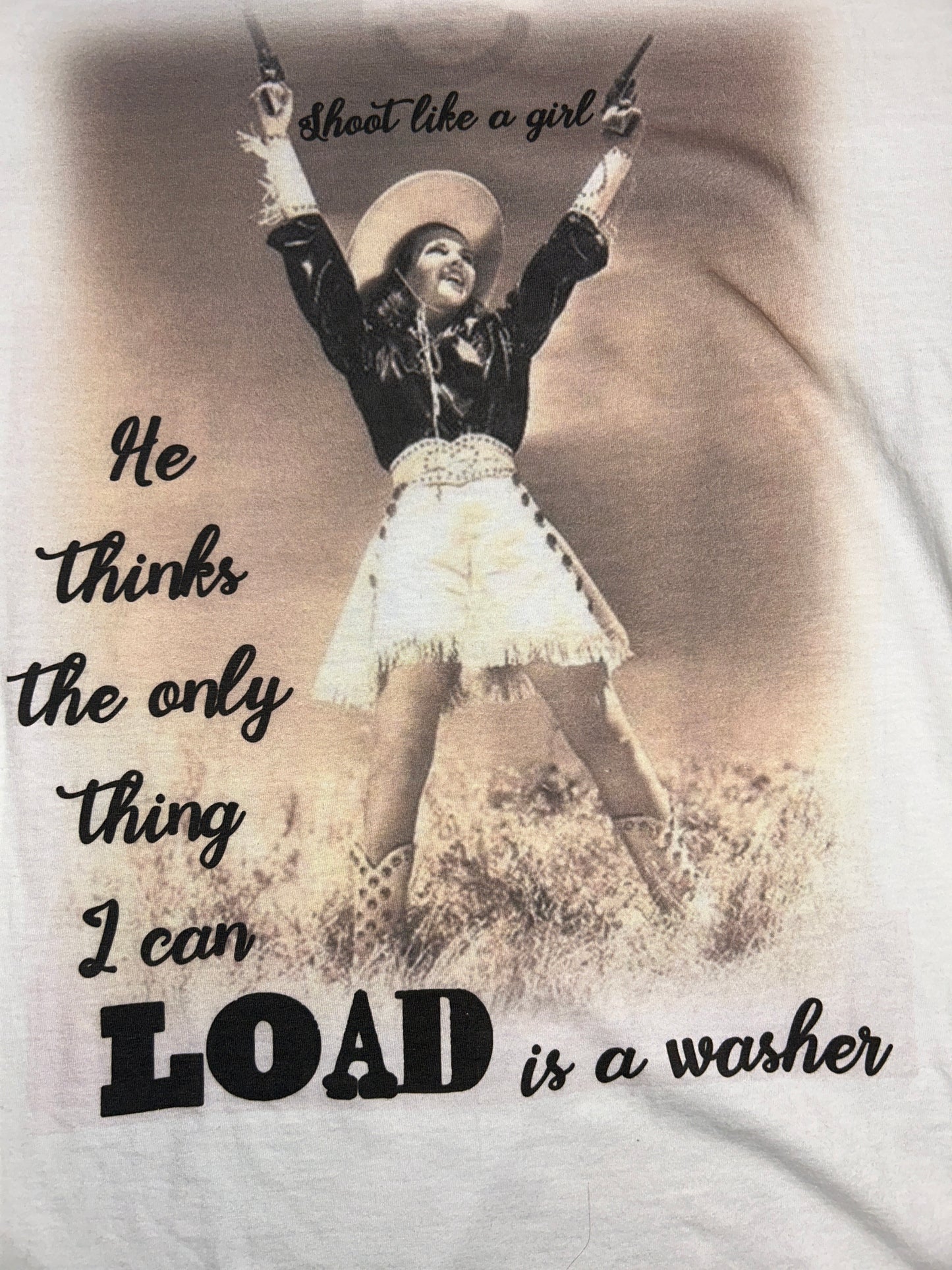 Shoot Like A Girl T Shirt