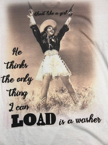 Shoot Like A Girl T Shirt