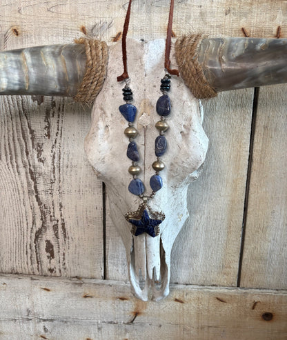 Sodalite Star Necklace