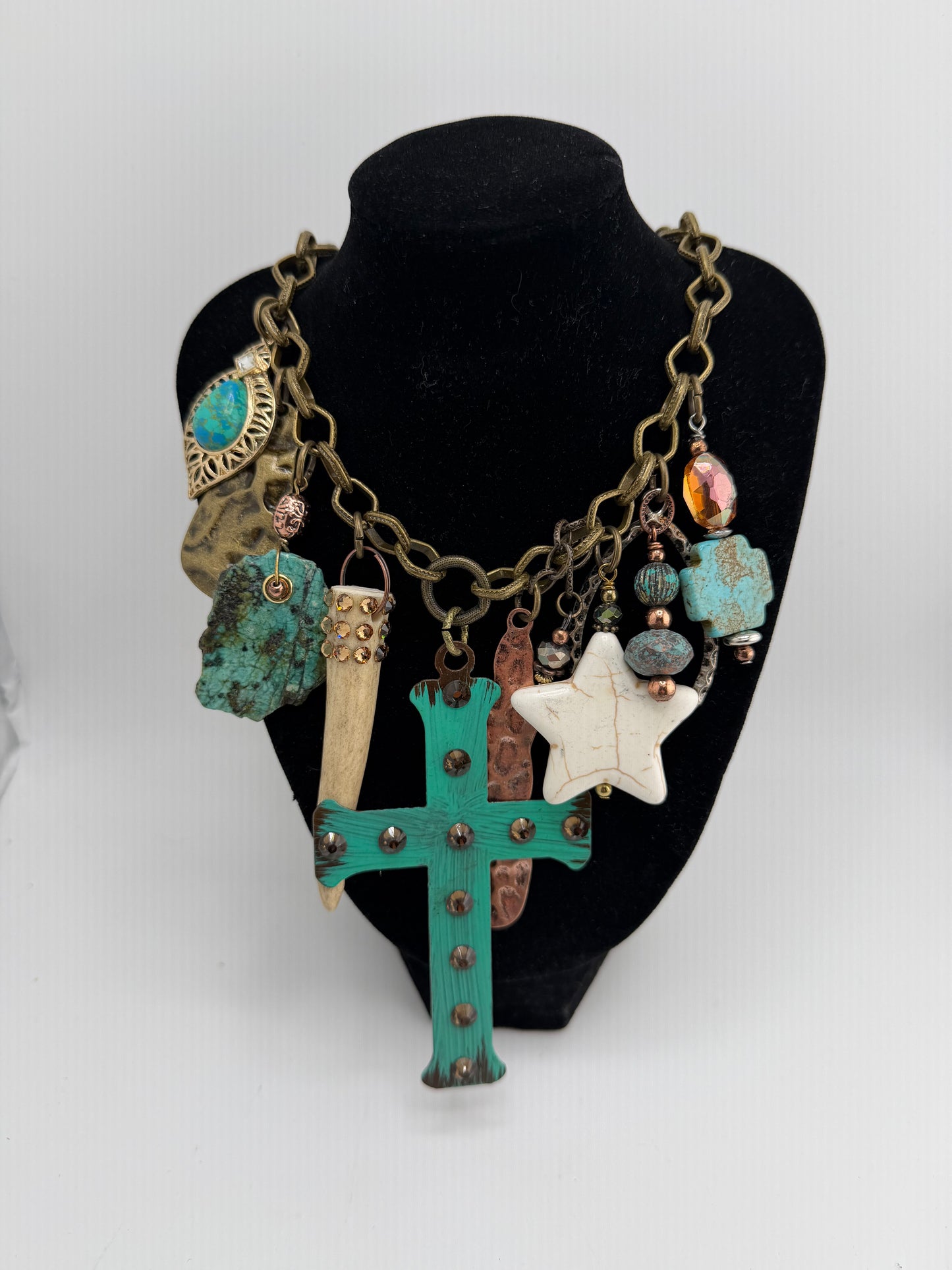 Turquoise Rebel Necklace FINAL SALE