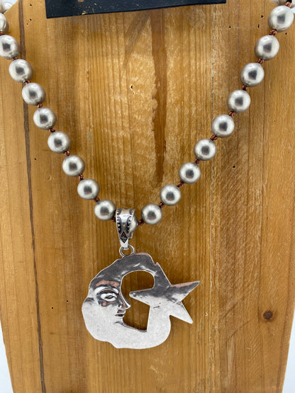 Moon and Star Necklace FINAL SALE