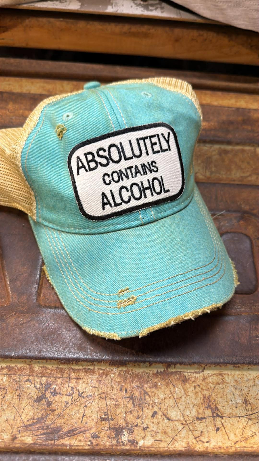 Absolutely Contains Alcohol - Ball Cap
