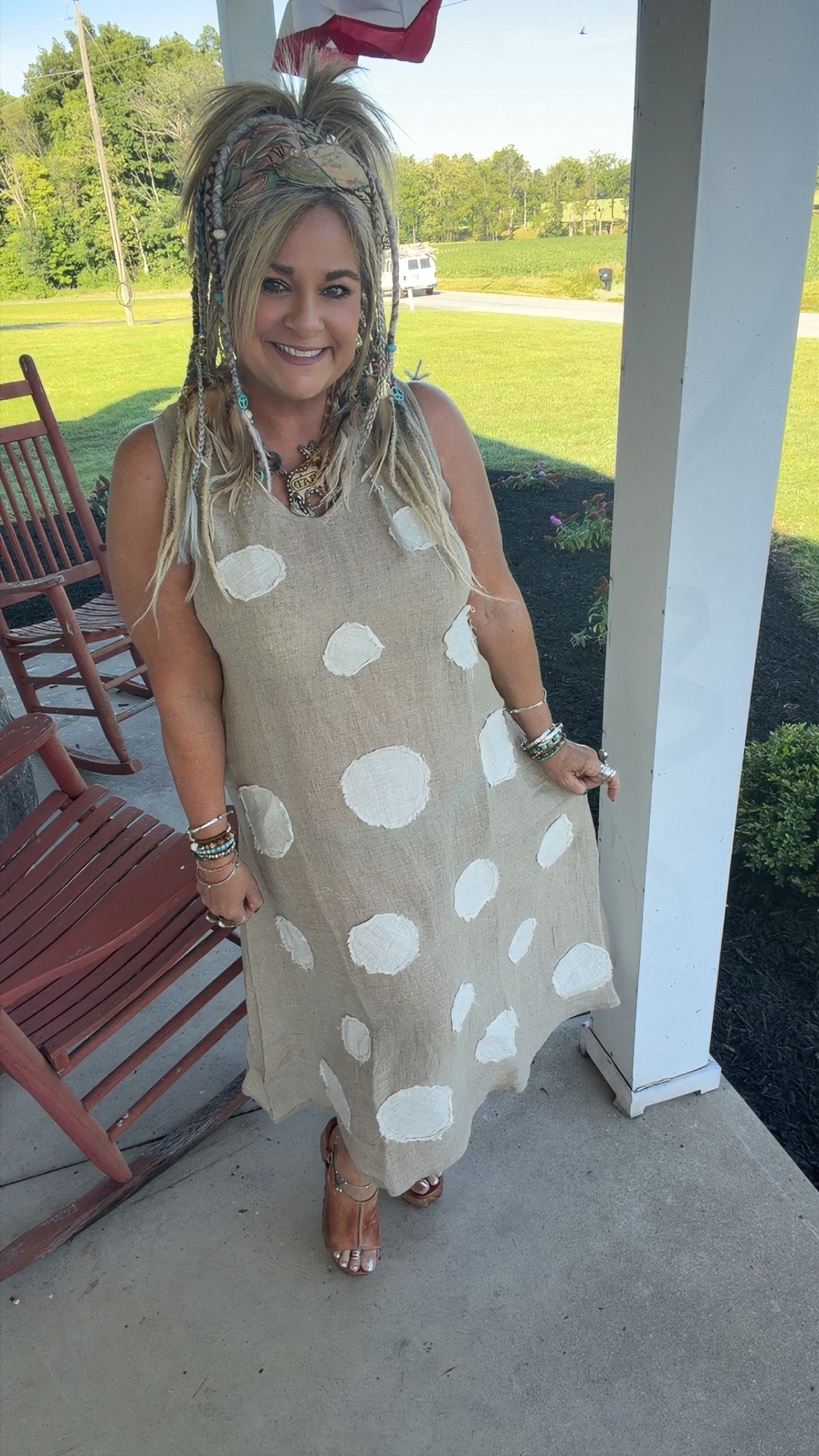 Polka Dot Picnic Dress