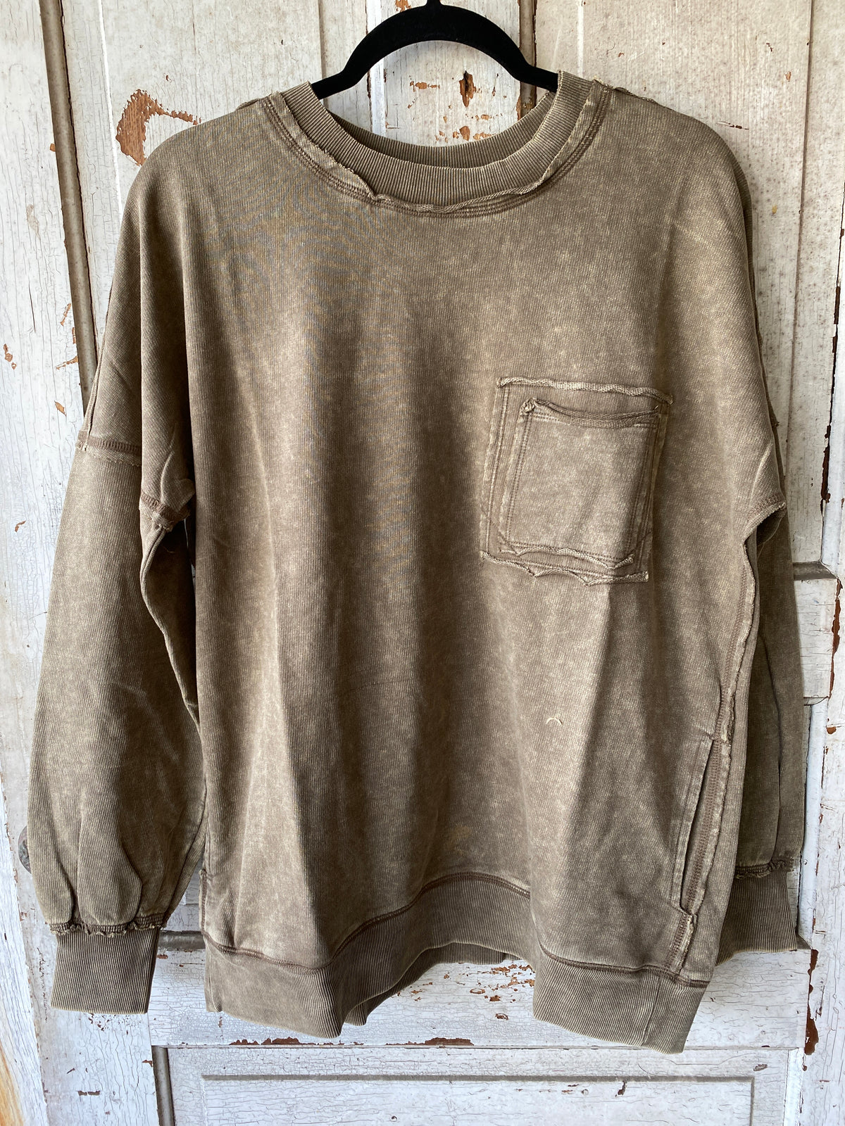 Mineral Washed Crewneck Sweatshirt