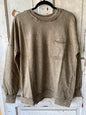 Mineral Washed Crewneck Sweatshirt