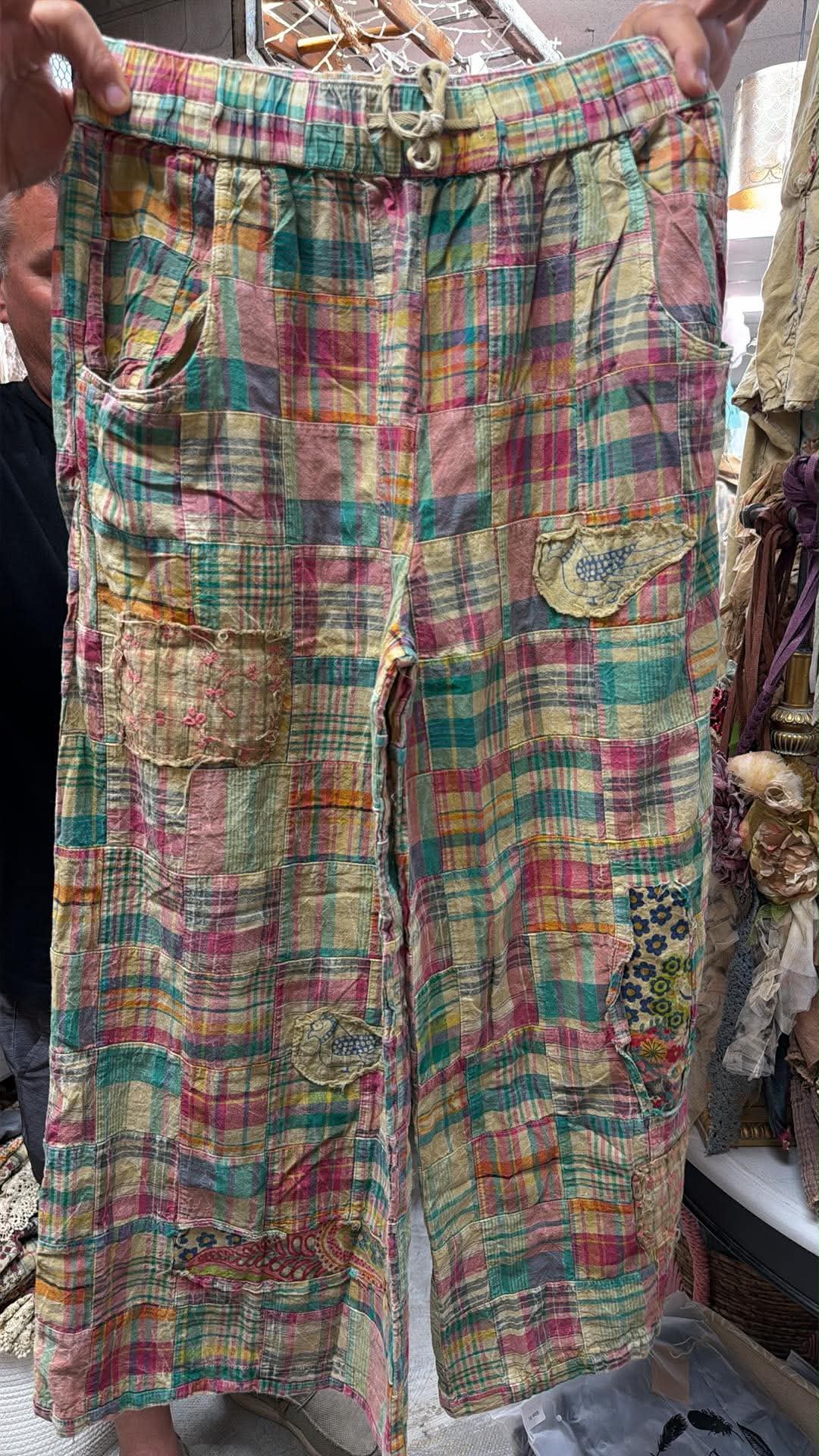 Pink Plaid Paradise Pants