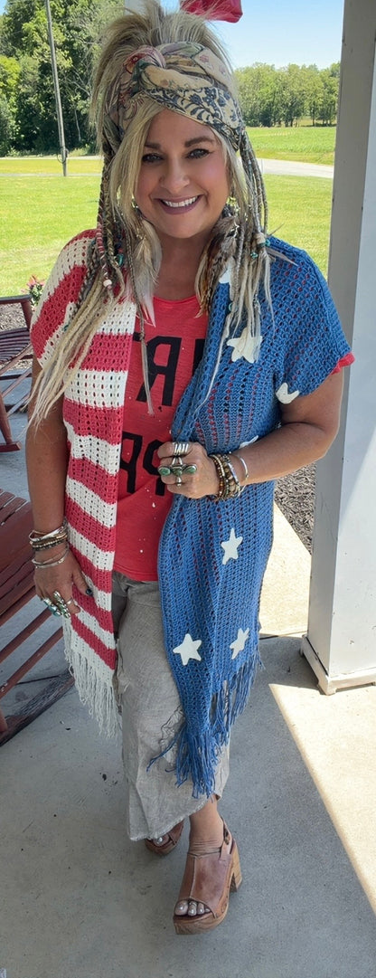 Firecracker Fringe  Knit Cardigan