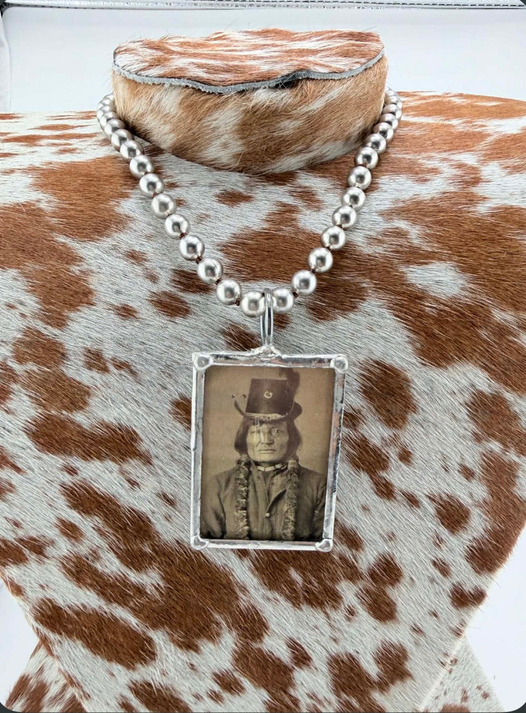 Top Hat Beaded Necklace FINAL SALE