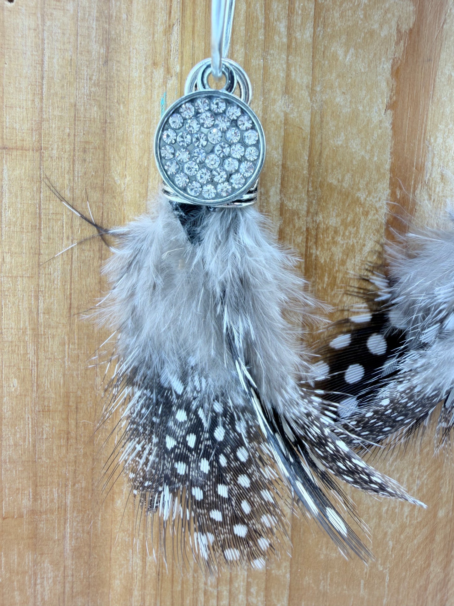 Gypsy Feather Sparkle Earrings FINAL SALE