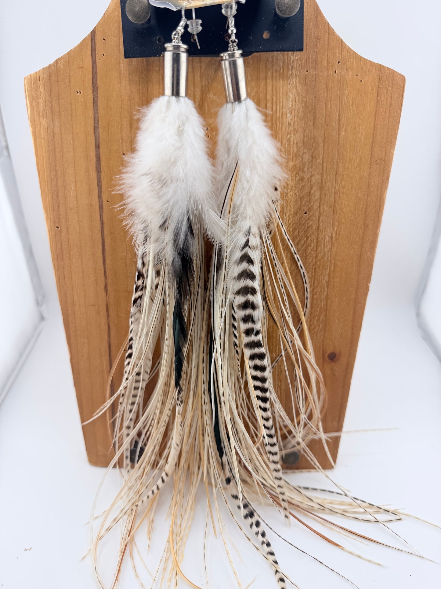 Desert Sunset Feather Earrings FINAL SALE
