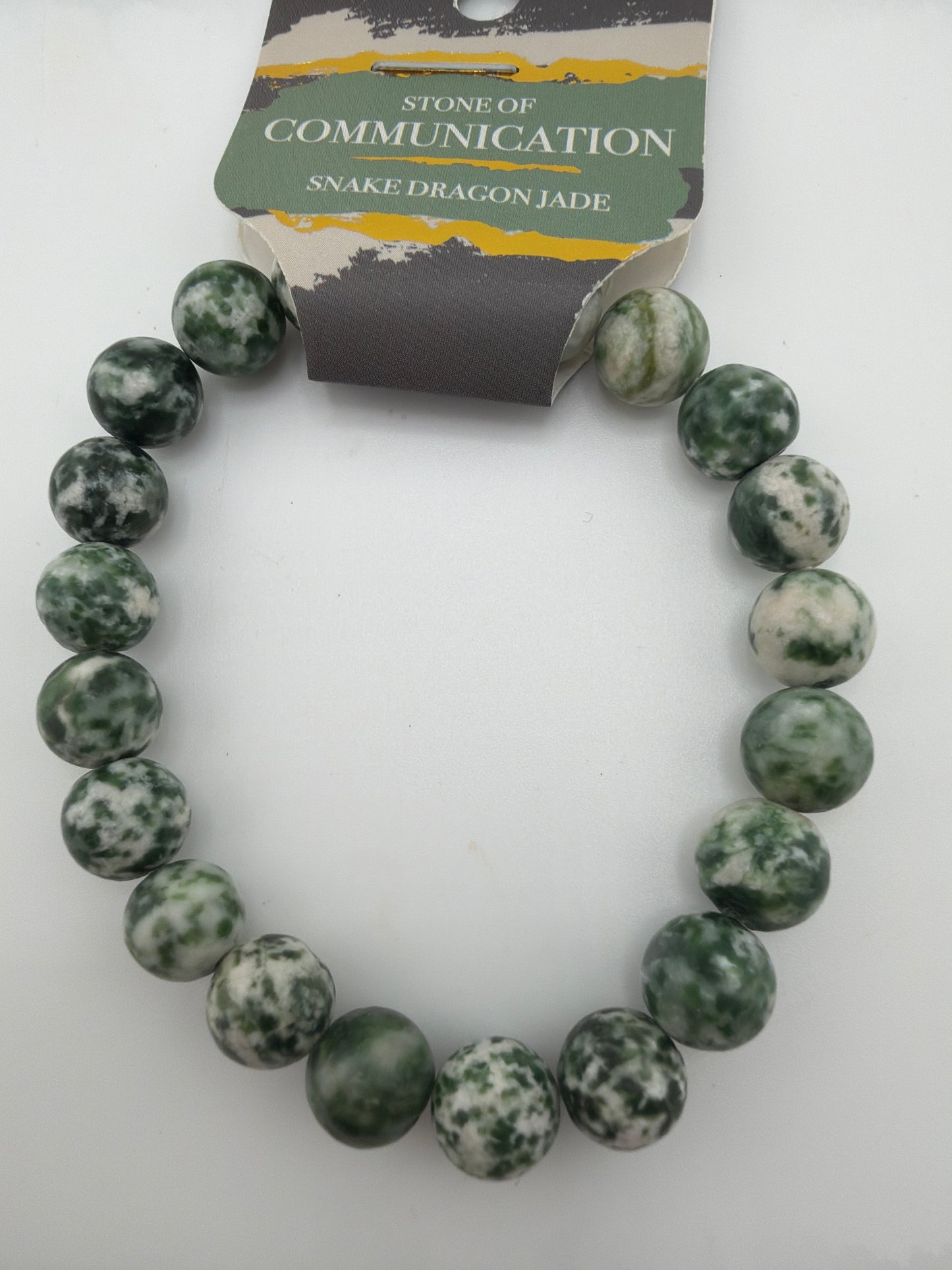 Gemstone Energy Bead Stretch Bracelets 8mm