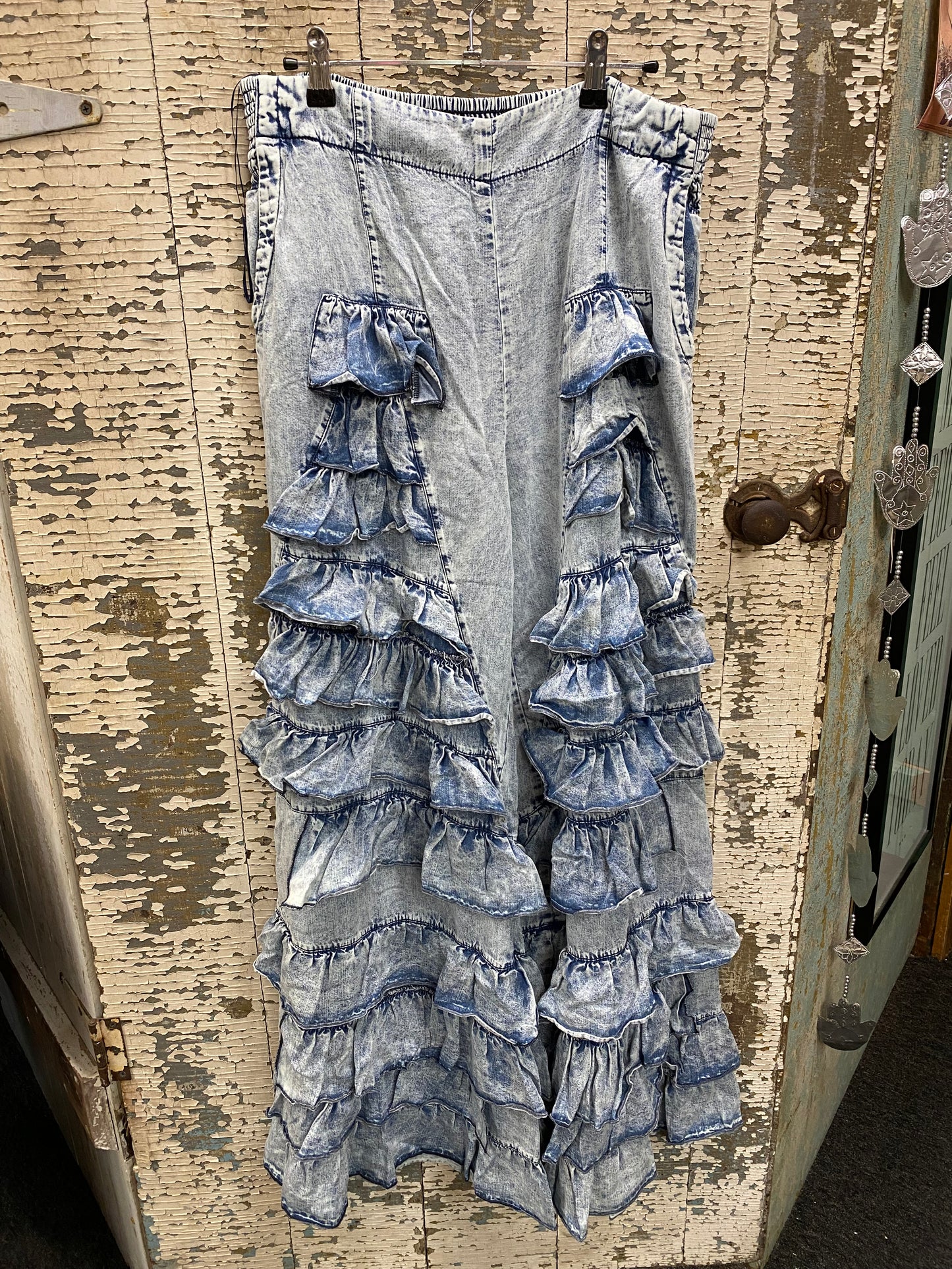 Ruffle Jeans