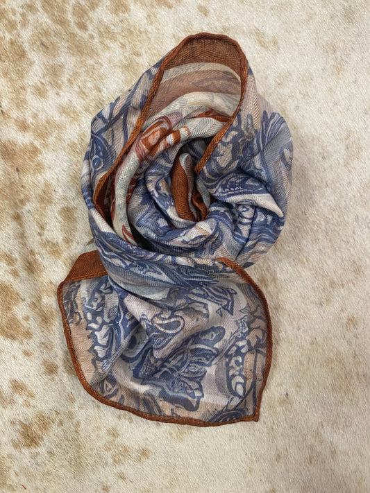 Wild Rag - Rust/Navy