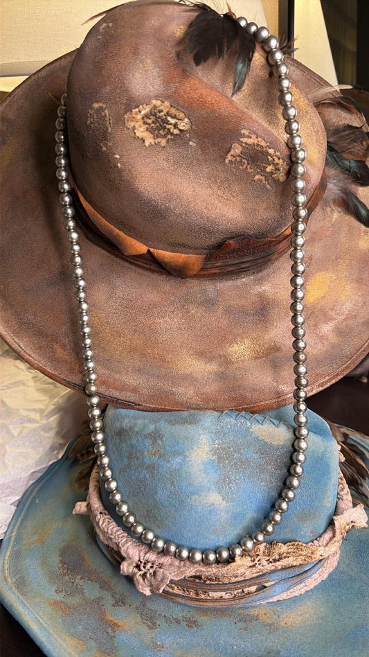 Silver Beaded Necklace FINAL SALE