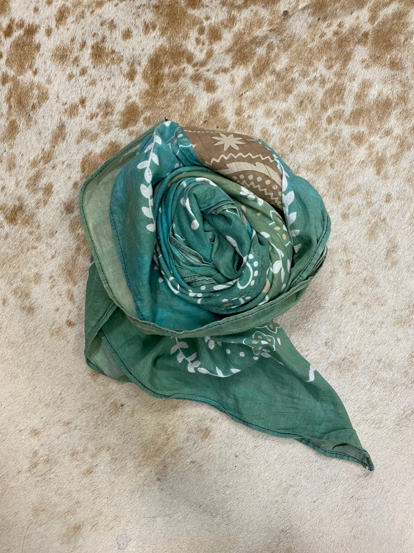 Oversized Bandana -Distressed