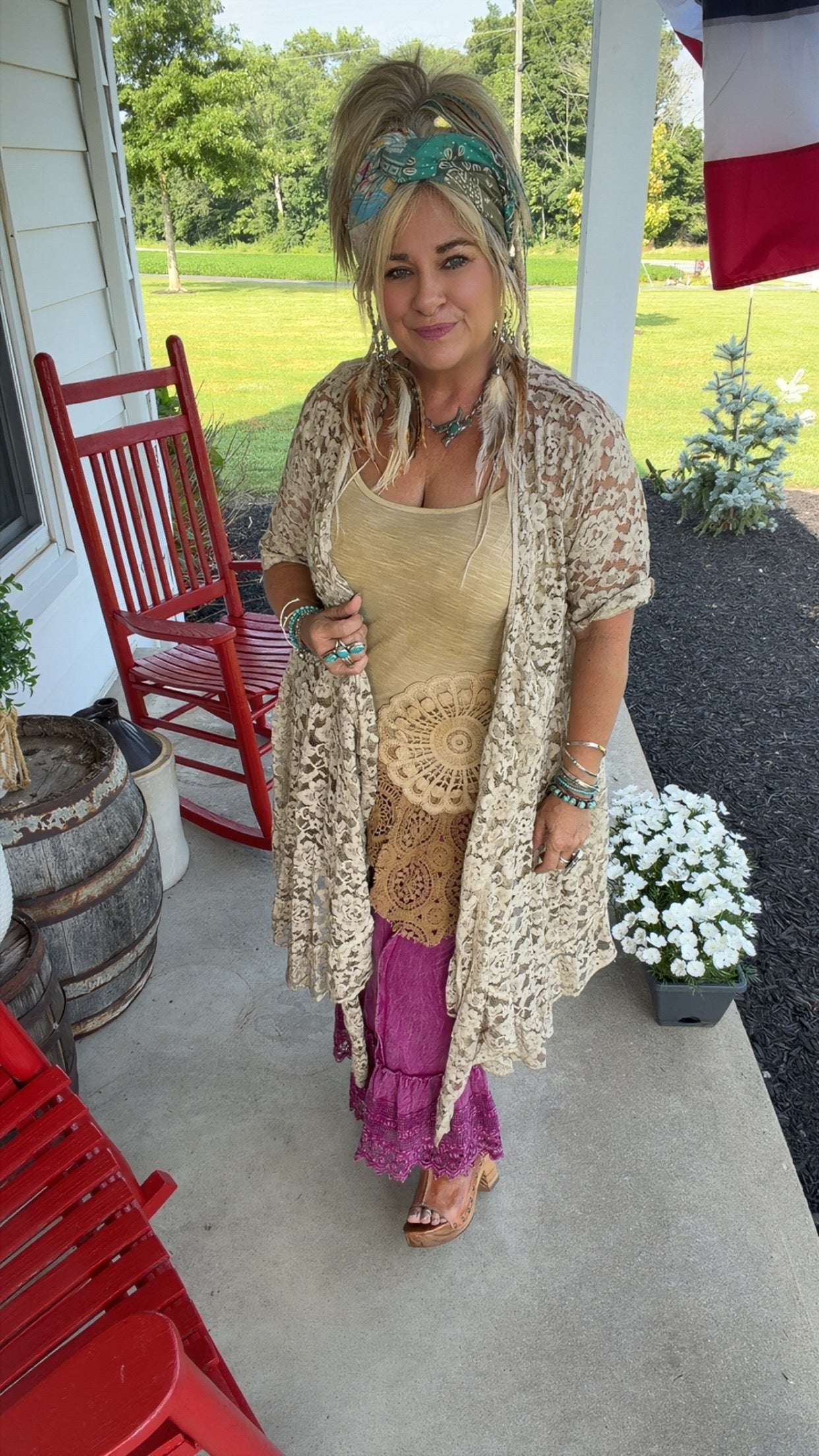 Boho Pants - Delicate Lace