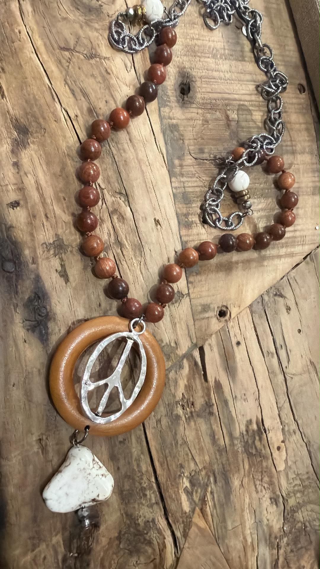 Grounded Peace Necklace FINAL SALE