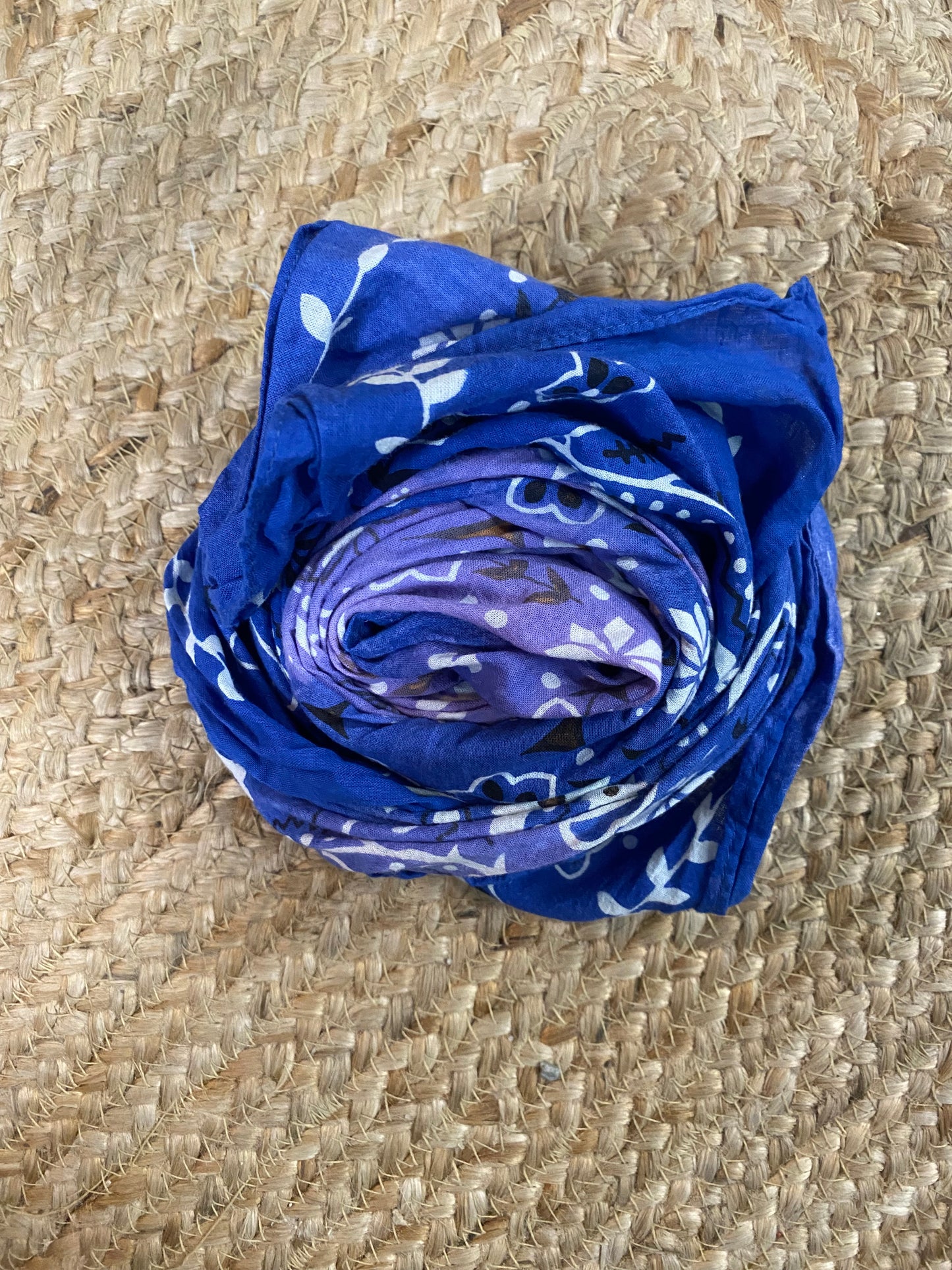 Oversized Bandana -Distressed